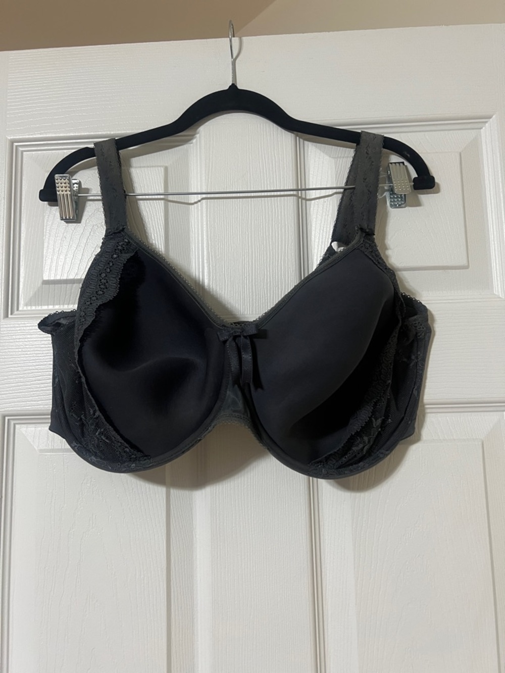 Elomi Black Full Coverage Underwire Lace Bra